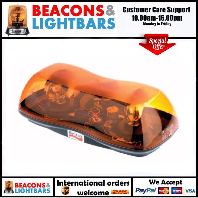 Britax A421.00.24V Aerolite 421 1 bolt fixing 24v 420mm 2 Rotator Mini Bar PN: A421.00.24V